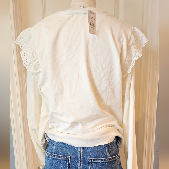 Cute Lightweight Sweatshirt NWT J.Crew Factory size M - Picture 2 of 3